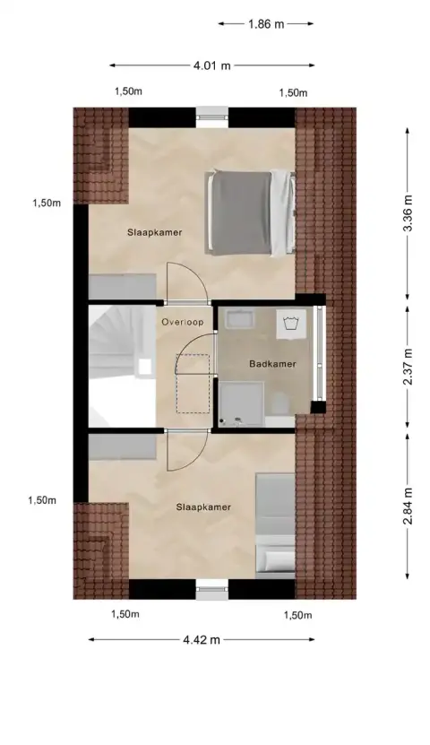 De Bies   Hoekwoning eerste verdieping
