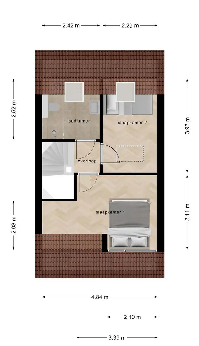 De Bies   Tussenwoning eerste verdieping
