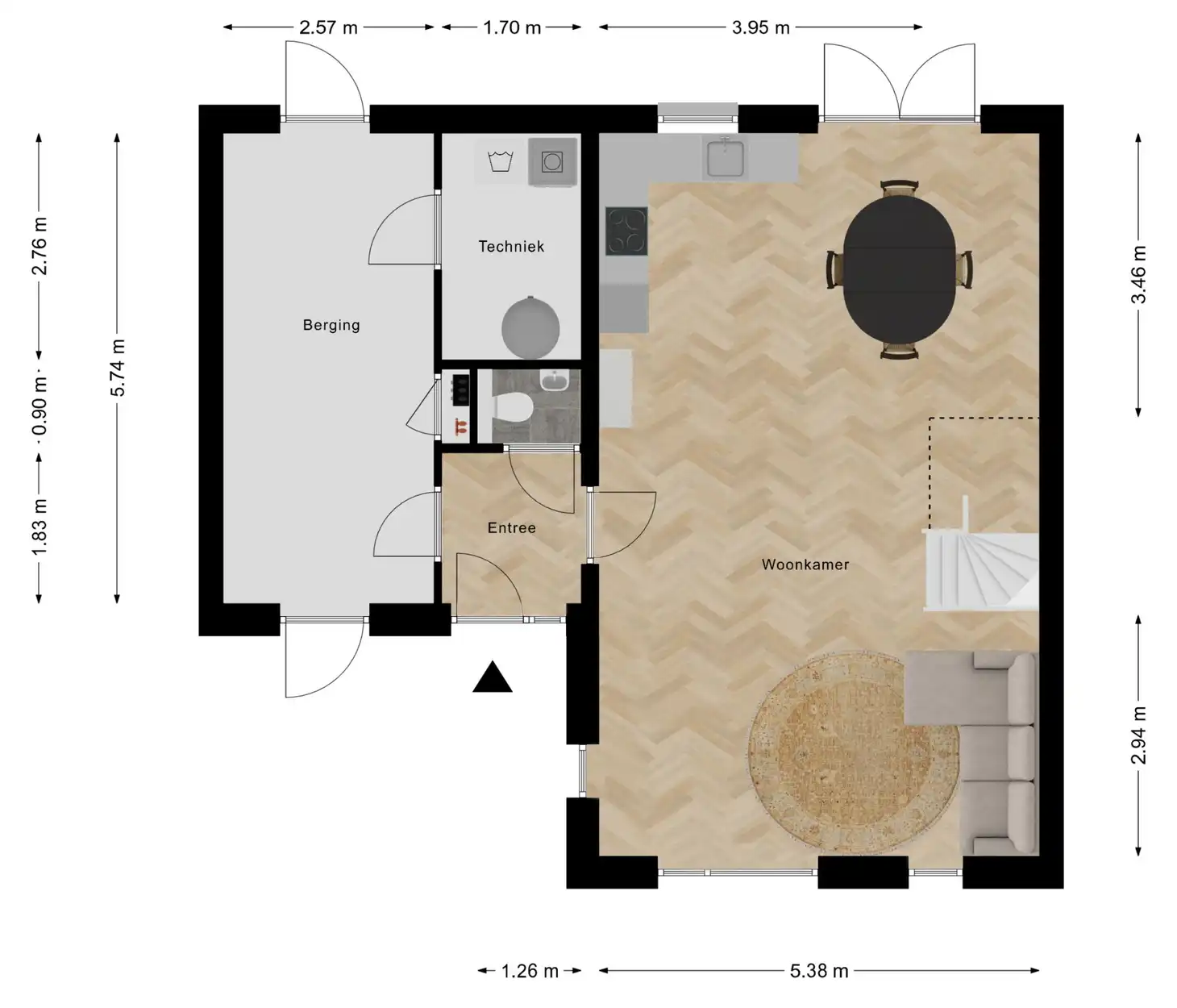 De Vlas   Begane grond